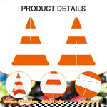 6 Pcs Traffic Light Centerpieces for Racing Cars Party Decorations