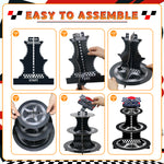 3-Tier Racing Car Theme Cardboard Cupcake Stand（Track）