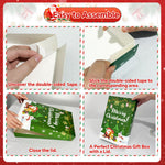 12 Pack Medium Christmas Gift Boxes with Lids