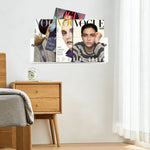 2 Pack Acrylic Magazine Holder